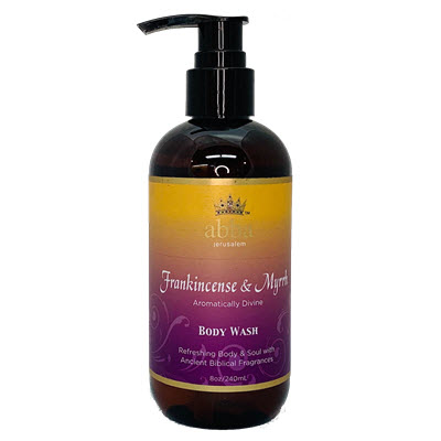 FRANKINCENSE & MYRRH BODY WASH W/ PUMP 8 OZ