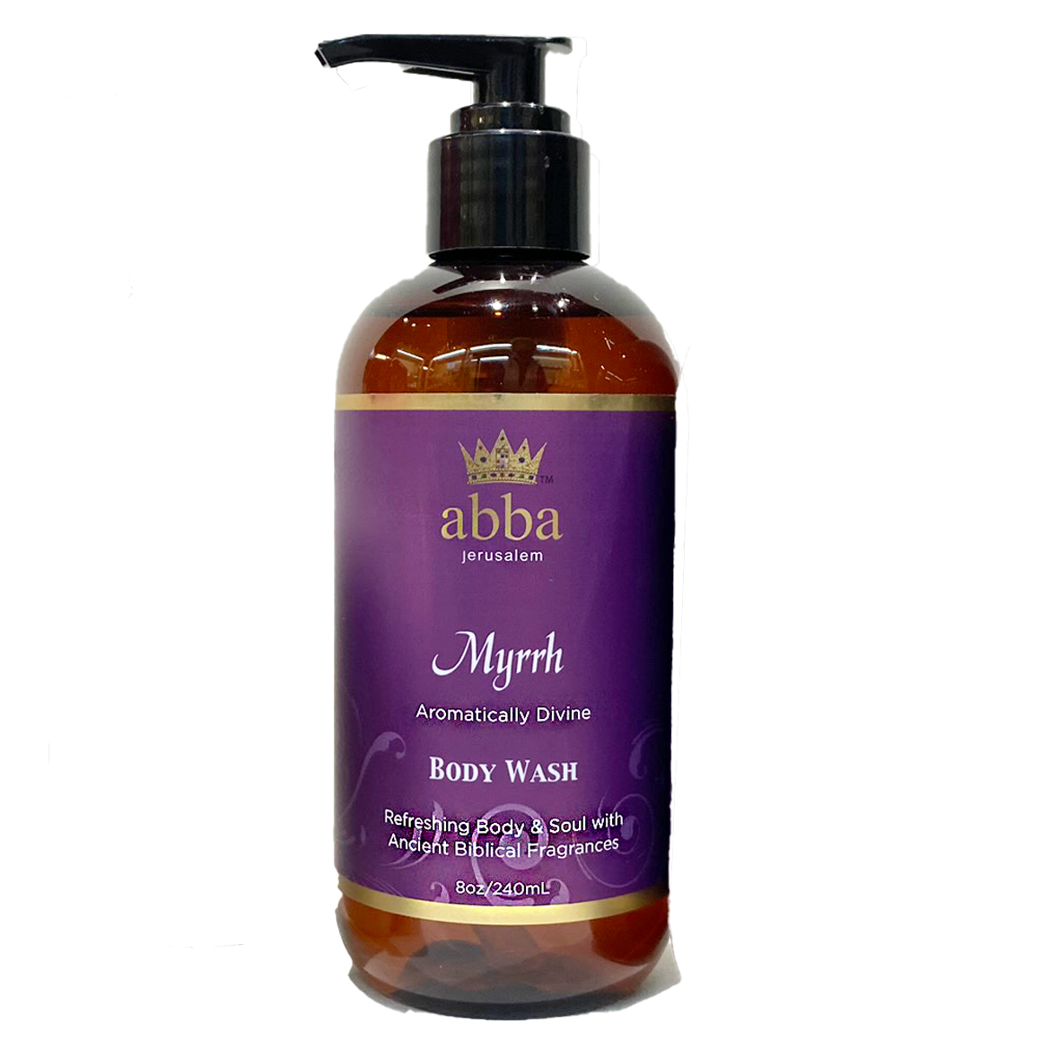 MYRRH BODY WASH W/ PUMP 8 OZ