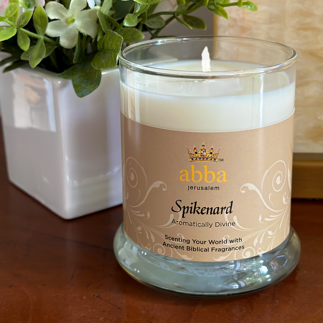 SPIKENARD GLASS CANDLE