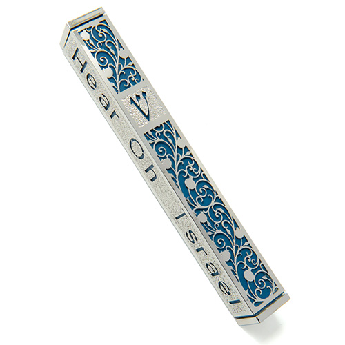 MEZUZAH - HEAR OH ISRAEL - STAINLESS