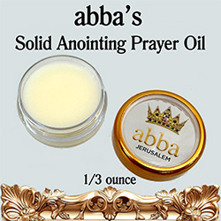 INTRODUCING - ABBA'S SOLID BALM ANOINTING OIL