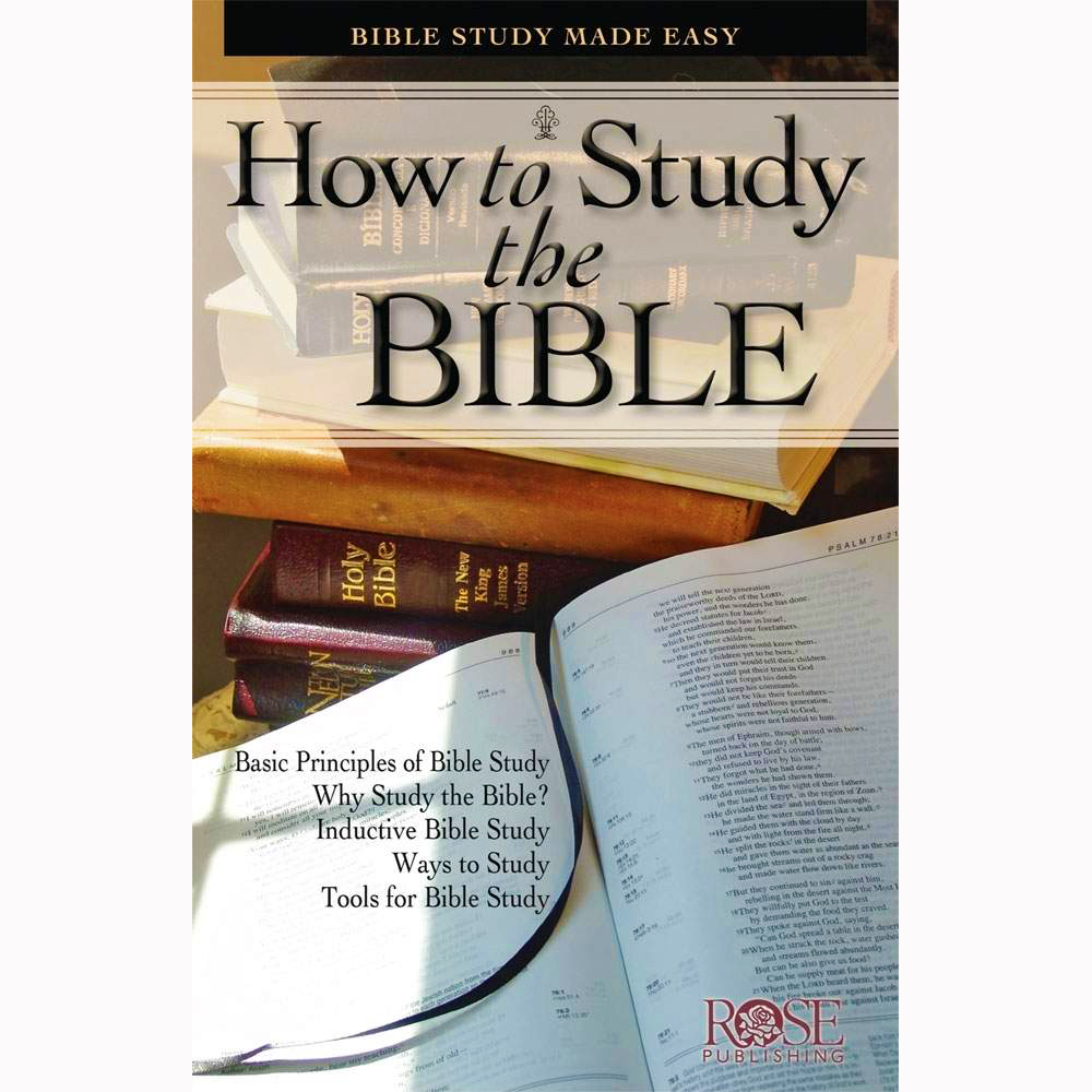 PAMPHLET - HOW TO STUDY THE BIBLE